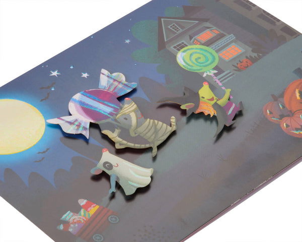 Trick Or Treat Mice Halloween Card