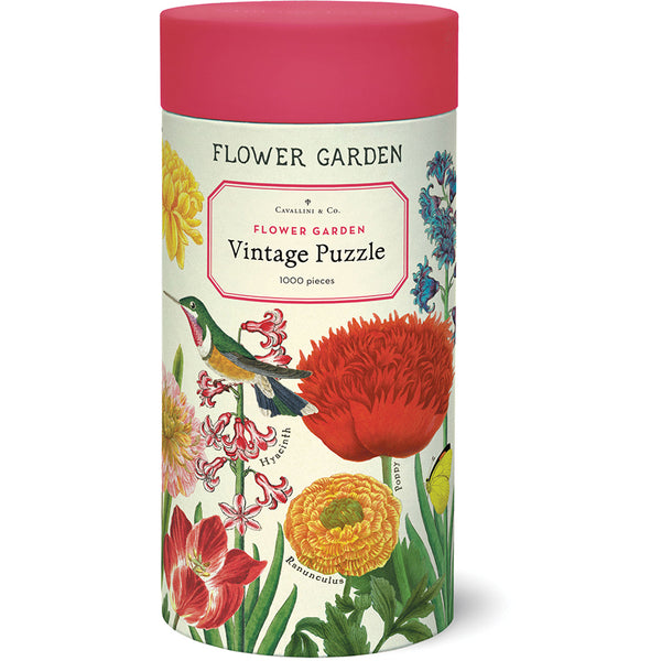 Vintage Flower Garden Puzzle Set (Set of 1000)