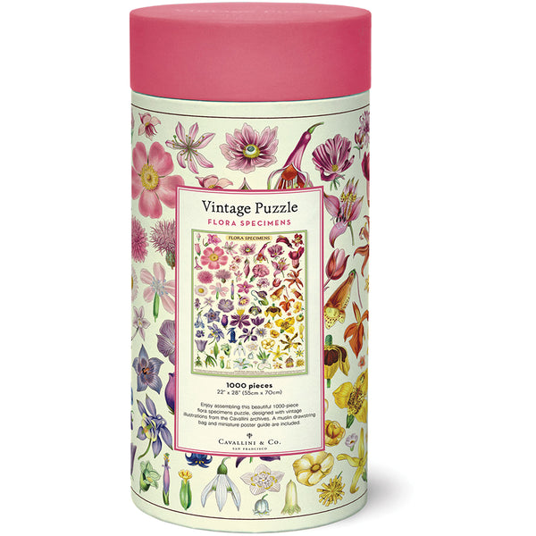 Vintage Flora Specimen Puzzle Set (Set of 1000)