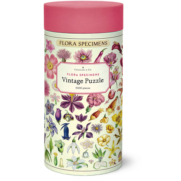 Vintage Flora Specimen Puzzle Set (Set of 1000)