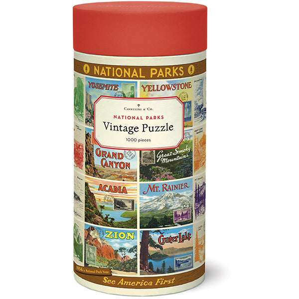Vintage National Parks 2 Puzzle Set (Set of 1000)