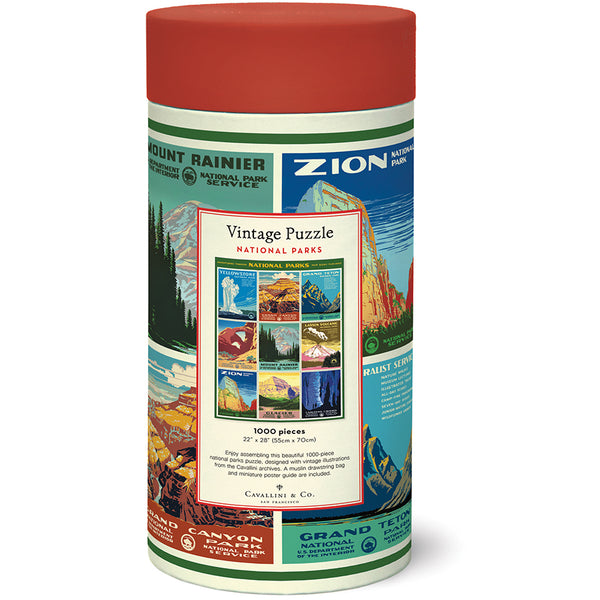 Vintage National Parks Puzzle Set (Set of 1000)