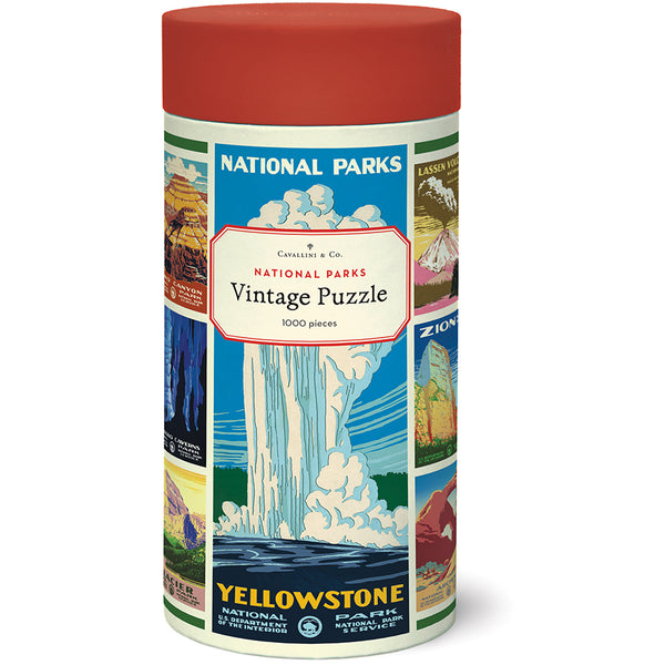 Vintage National Parks Puzzle Set (Set of 1000)