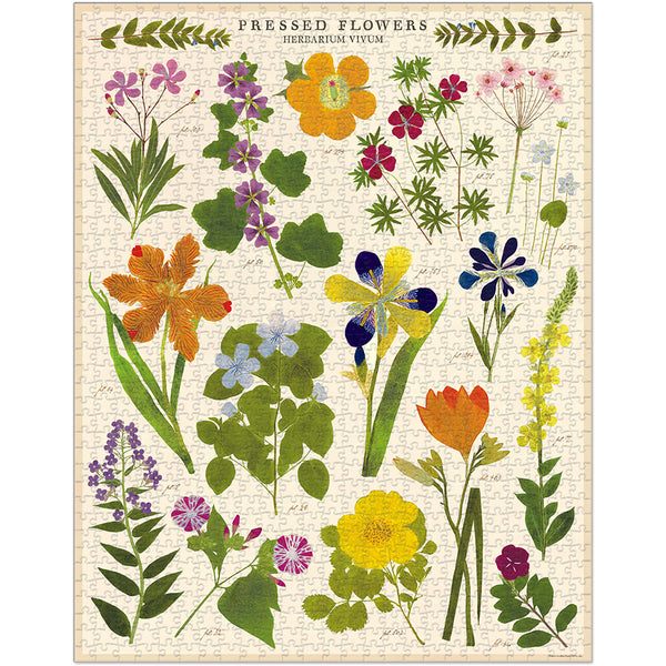 Vintage Pressed Flowers Puzzle Set (Set of 1000)