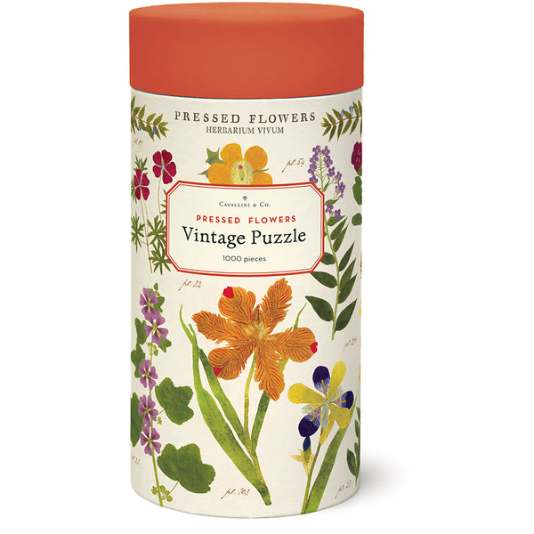 Vintage Pressed Flowers Puzzle Set (Set of 1000)