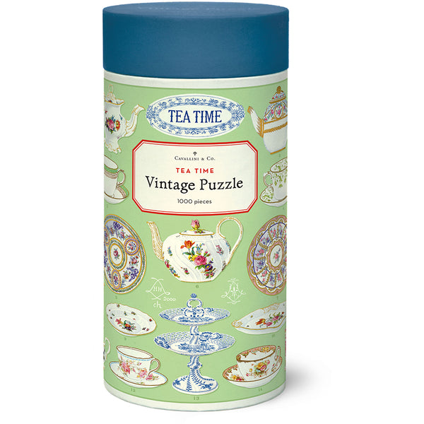 Vintage Tea Time Puzzle Set (Set of 1000)