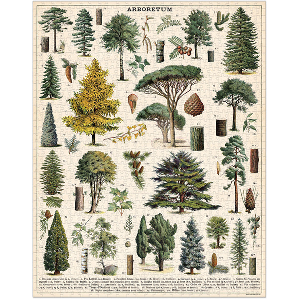 Vintage Arboretum Puzzle Set (Set of 1000)