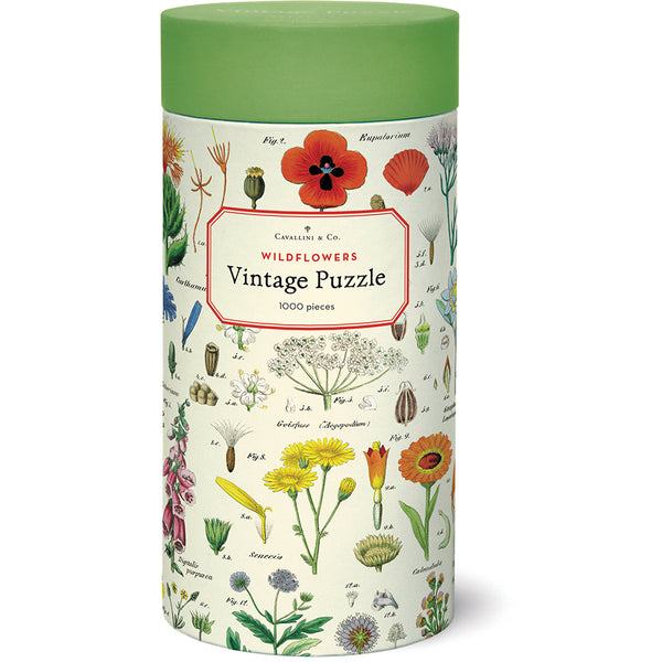 Vintage Panna Wildflowers Puzzle Set (Set of 1000)