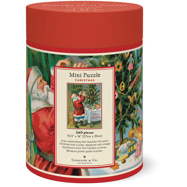 Vintage Santa Christmas Puzzle Set (Set of 240)