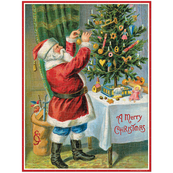 Vintage Santa Christmas Puzzle Set (Set of 240)