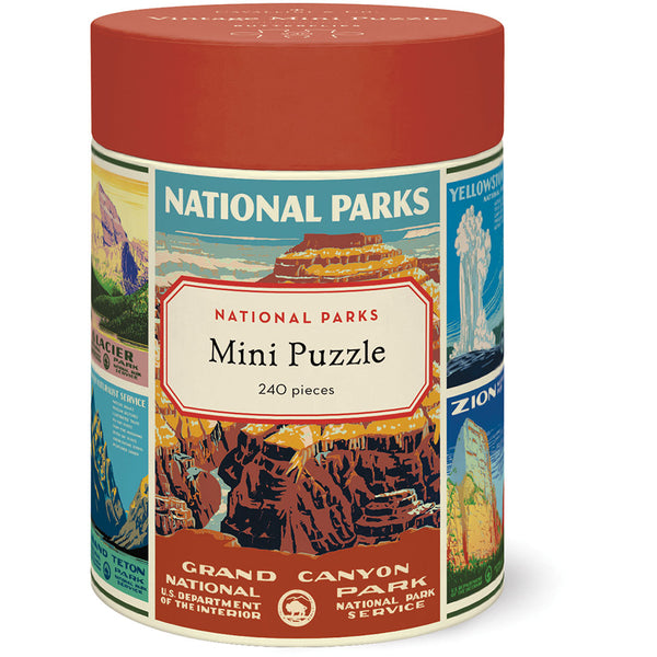 Vintage National Parks Mini Puzzle (Set of 240)