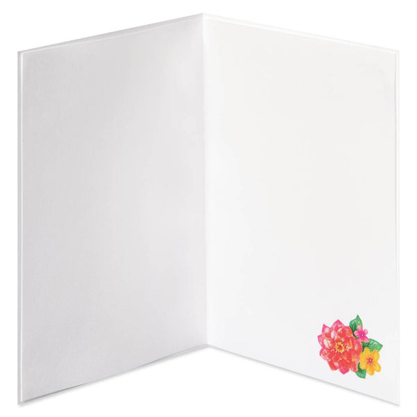 Snake & Flowers Blank Card