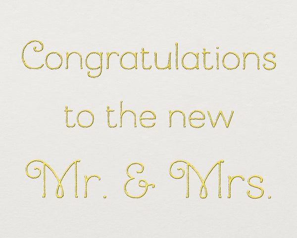 Handmade Bride & Groom Quilling Wedding Card
