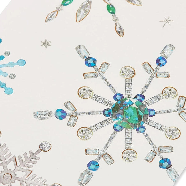 Whimsical Snowflakes Holiday Boxed Cards (Set of 14)