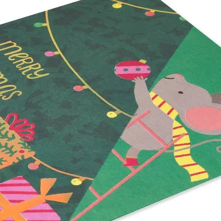 Pop-Up Mice & Tree Christmas Card