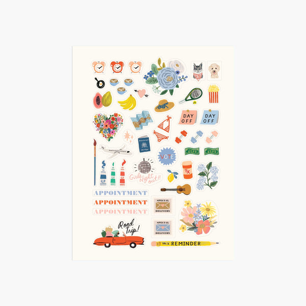 Floral Planner Sticker Sheet (Set of 150)