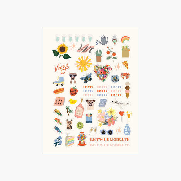 Floral Planner Sticker Sheet (Set of 150)