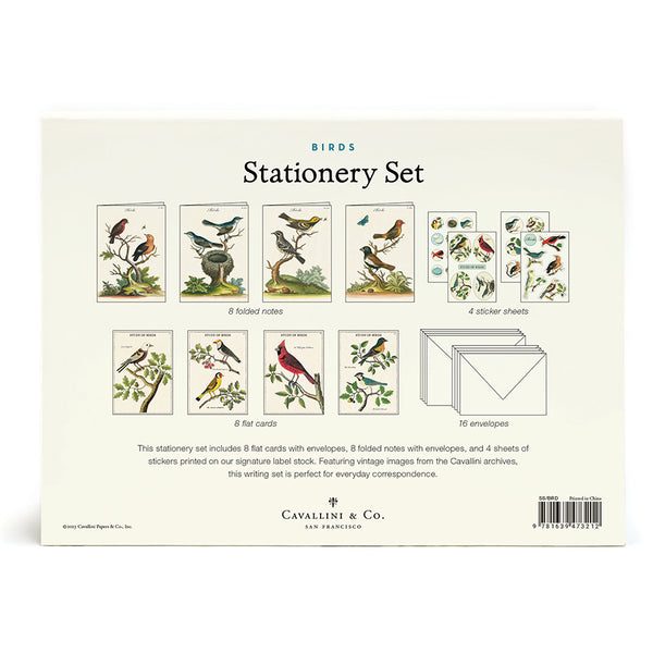 Birds Boxed Notes Stationery Set (Set of 16)