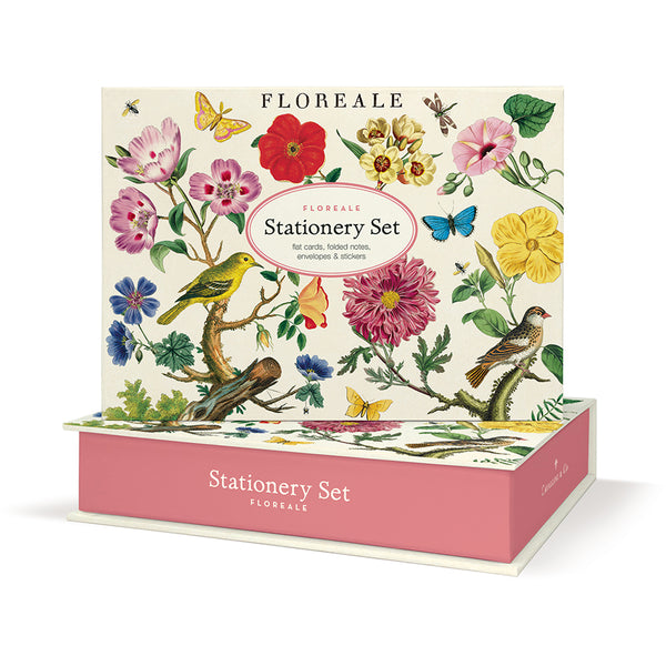 Vintage Floreale Boxed Notes Stationery Set (Set of 16)