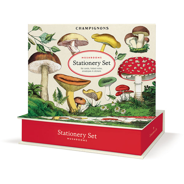 Mushrooms Boxed Notes Stationery Set (Set of 16)
