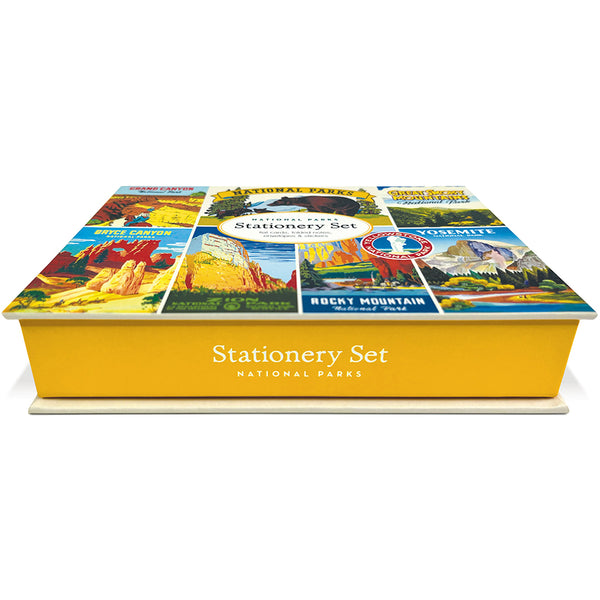 Vintage National Parks Boxed Notes Stationery Set (Set of 16)