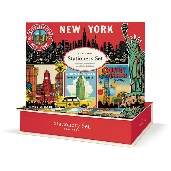 Vintage New York Boxed Notes Stationery Set (Set of 16)