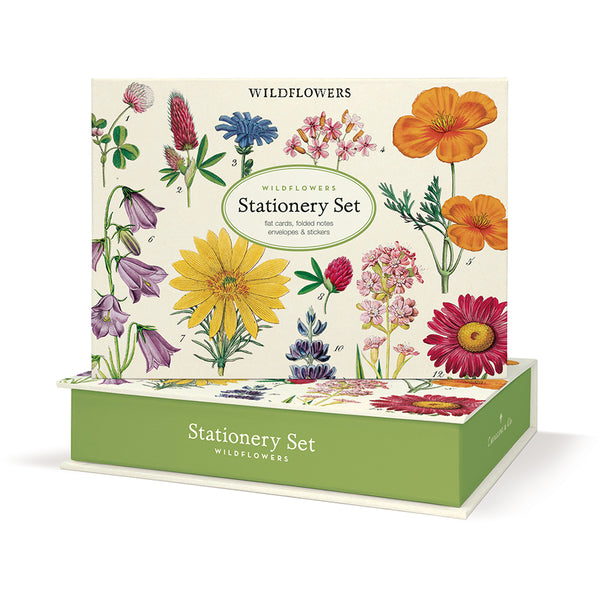 Vintage Panna Wildflowers Boxed Notes Stationery Set (Set of 16)