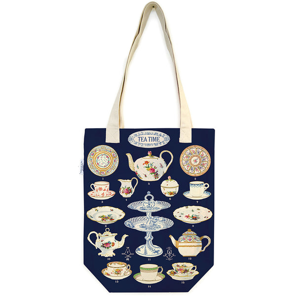 Vintage Tea Time Tote Bag