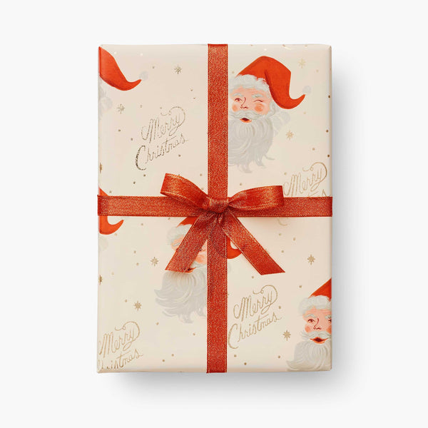 Santa Christmas Roll Wrap