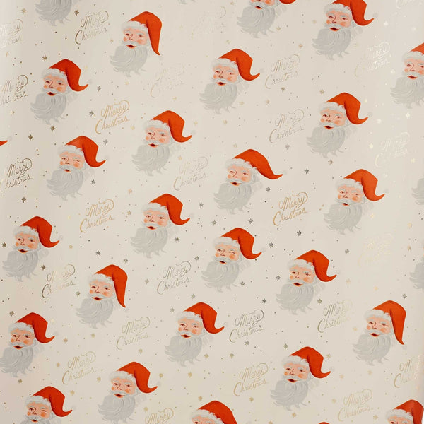 Santa Christmas Roll Wrap