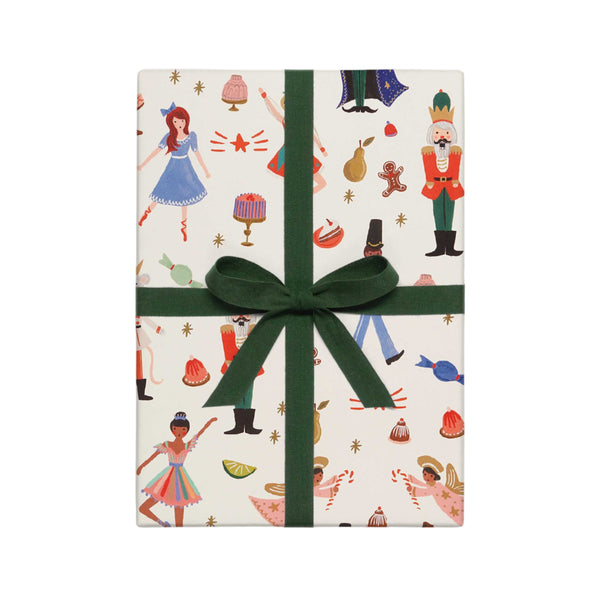 Nutcracker Christmas Flat Wrap