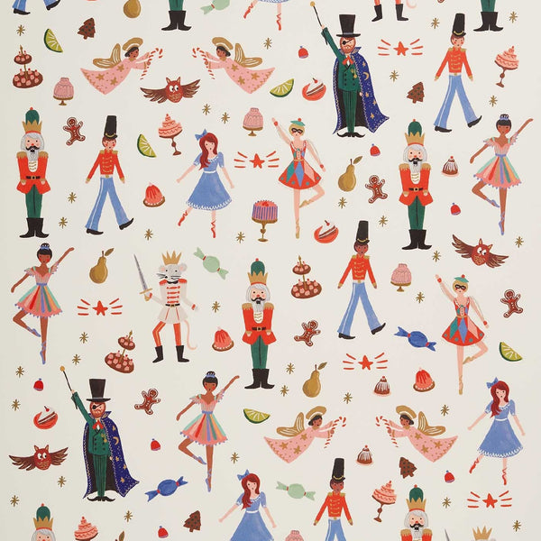 Nutcracker Christmas Flat Wrap