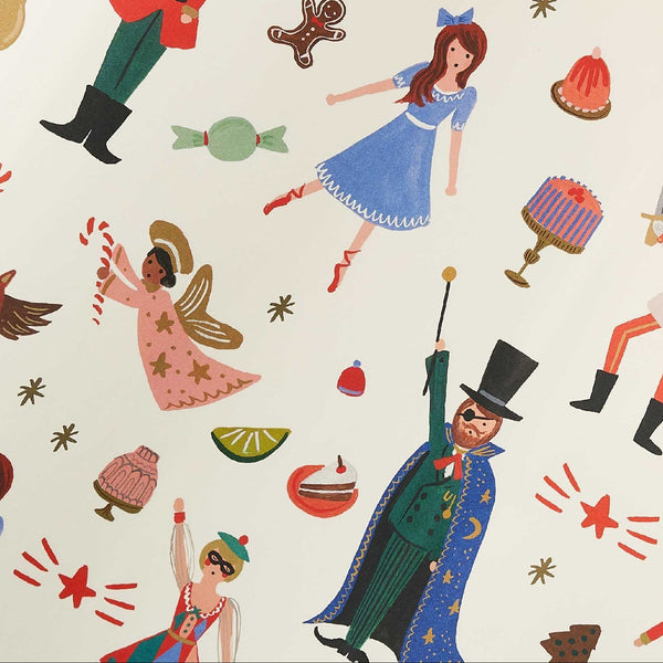 Nutcracker Christmas Flat Wrap