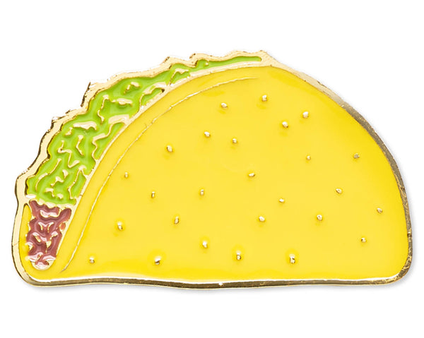 Wearable Taco Pin Birthday Card