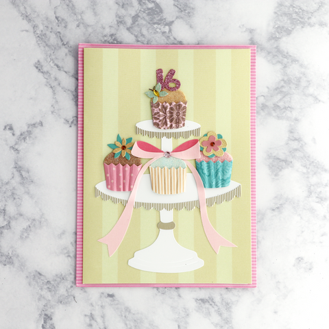 16th Sweet Cupcakes Birthday Card