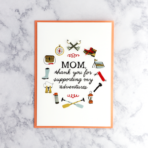 Adventures Mother's Day Card (For Mom)