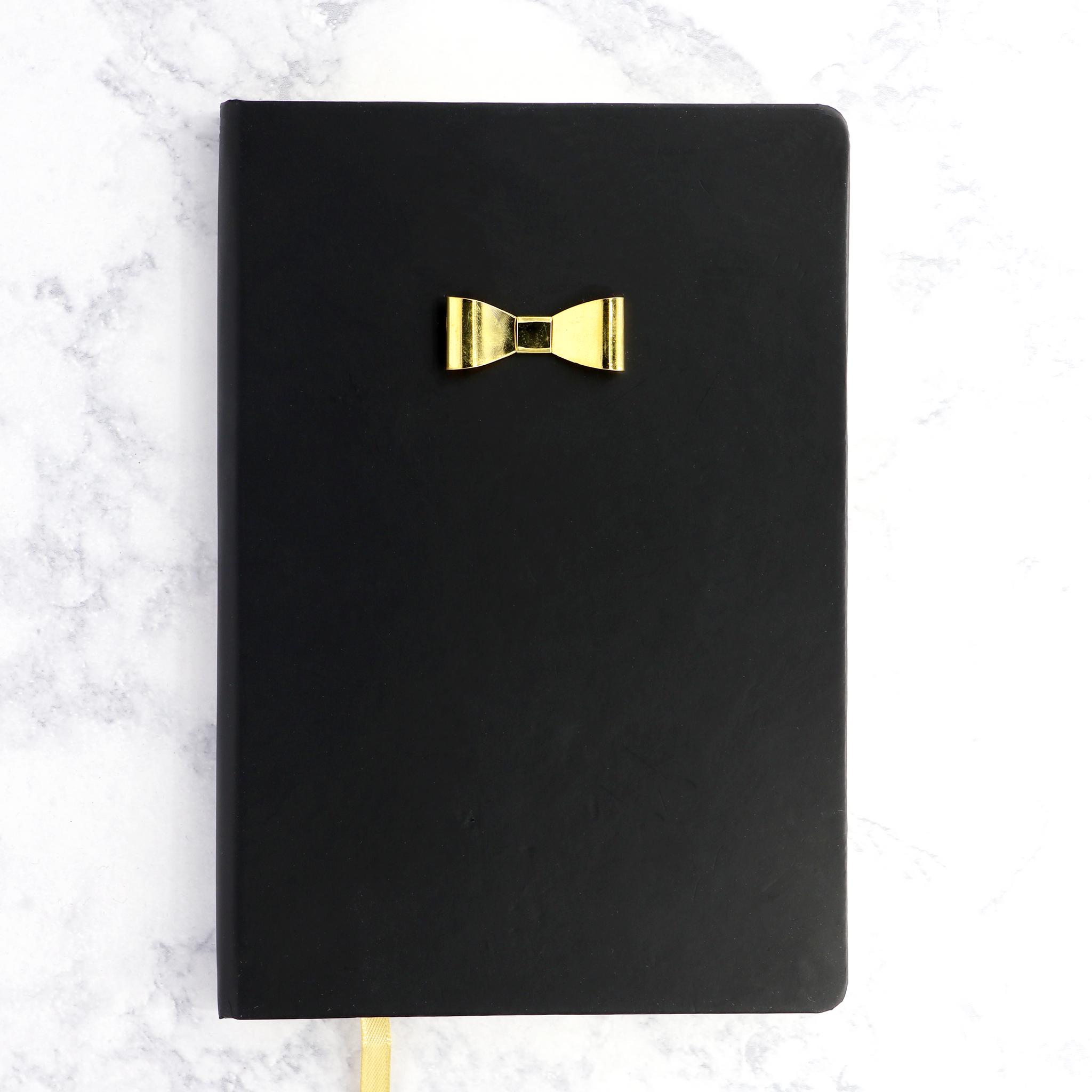 Black & Gold Bow Journal