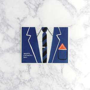 Blue Suit Father's Day Card