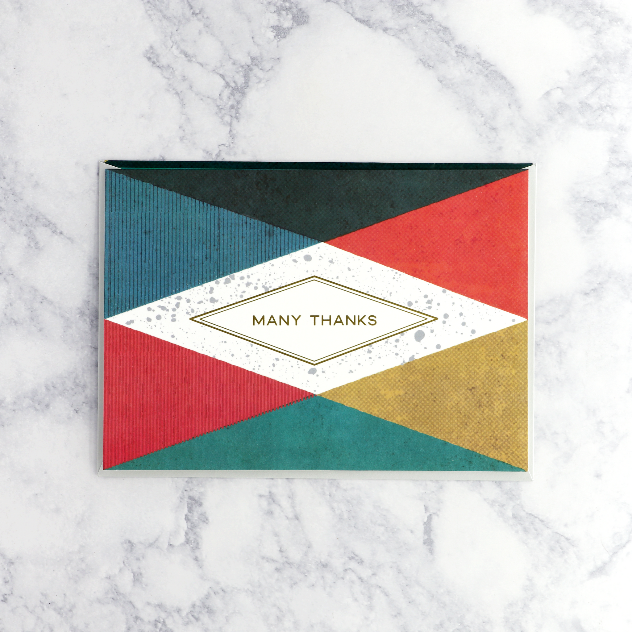 Bold Patterned Thank You Card