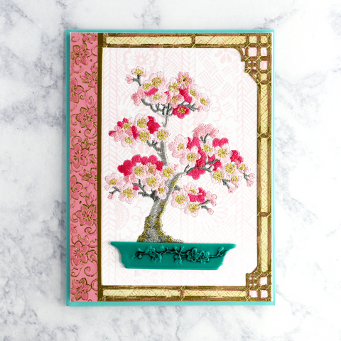 Bonsai With Blossoms Mother's Day Card