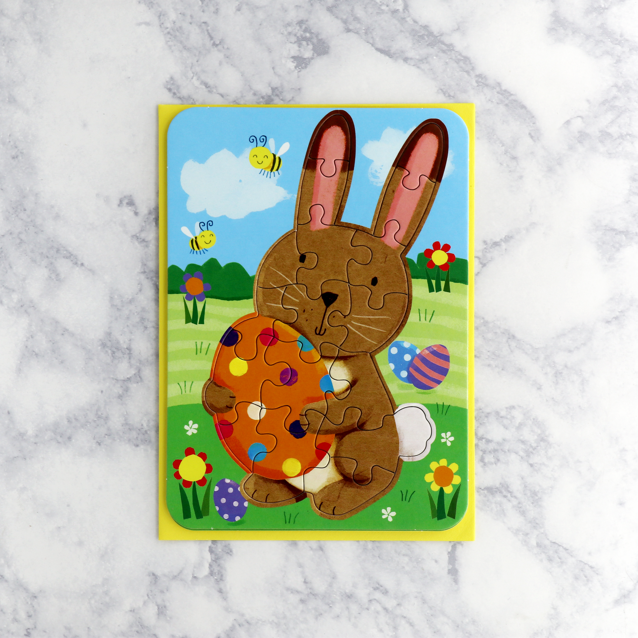 Bunny Puzzle Easter Card