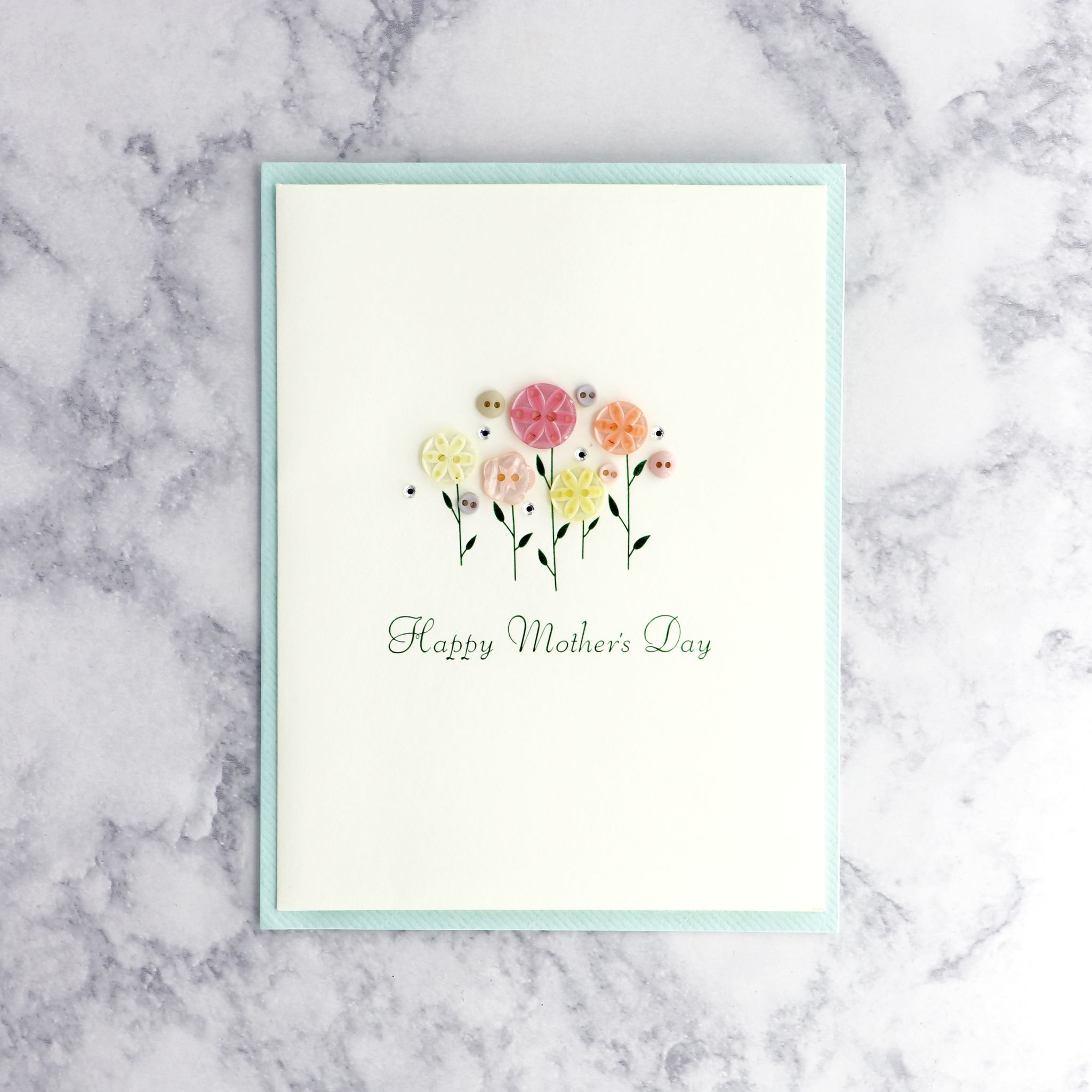 Buttons Mother's Day Card