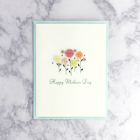 Buttons Mother's Day Card