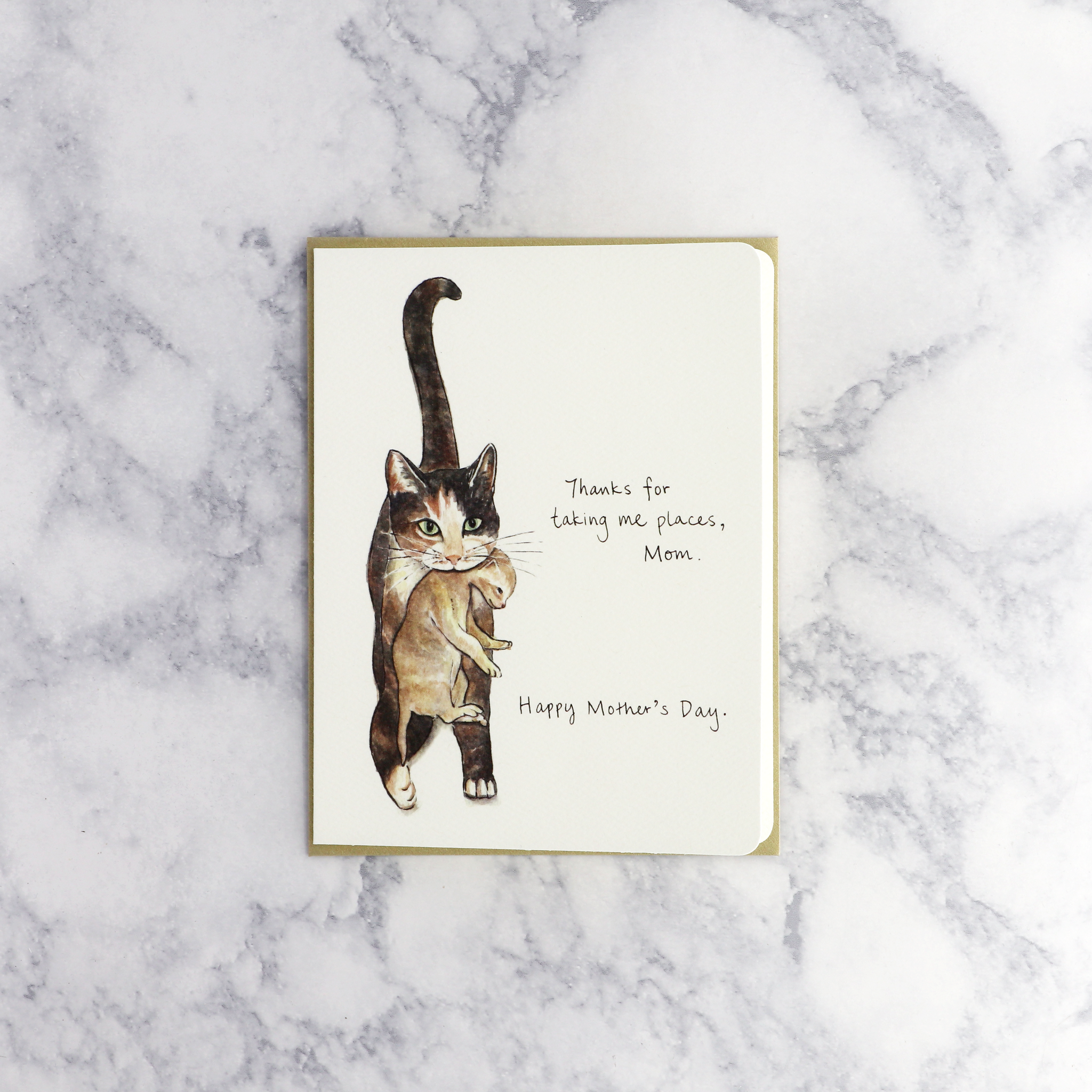 Cat Mom Mother's Day Card