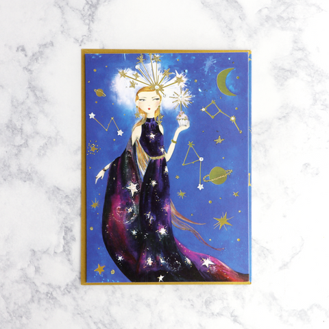 Celestial Gal Birthday Card