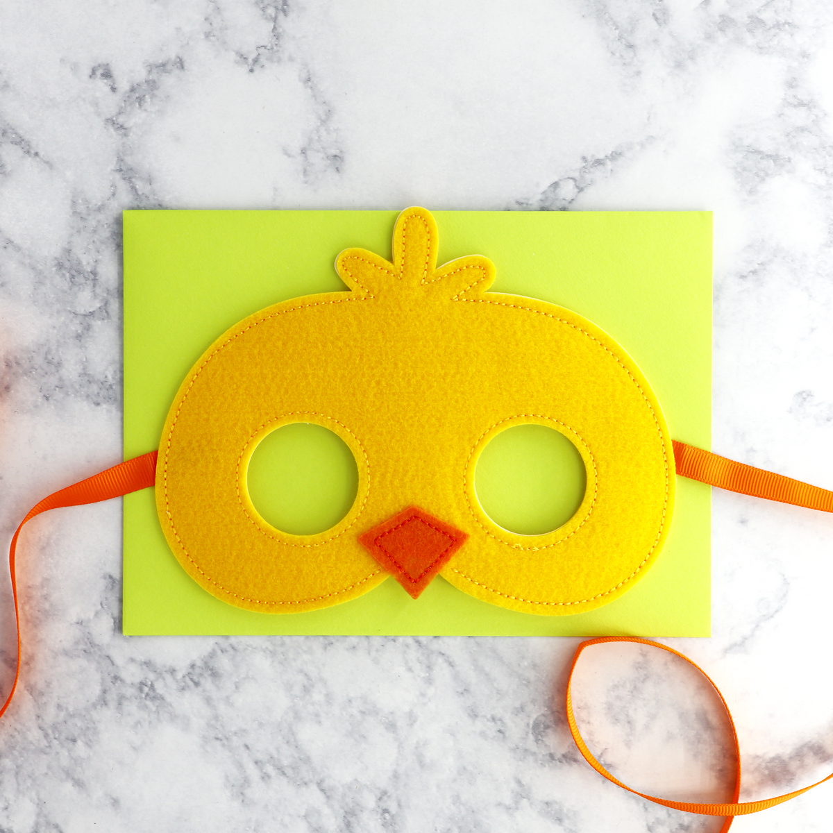 Chick Mask Easter Card – Bonsai Paper Co.