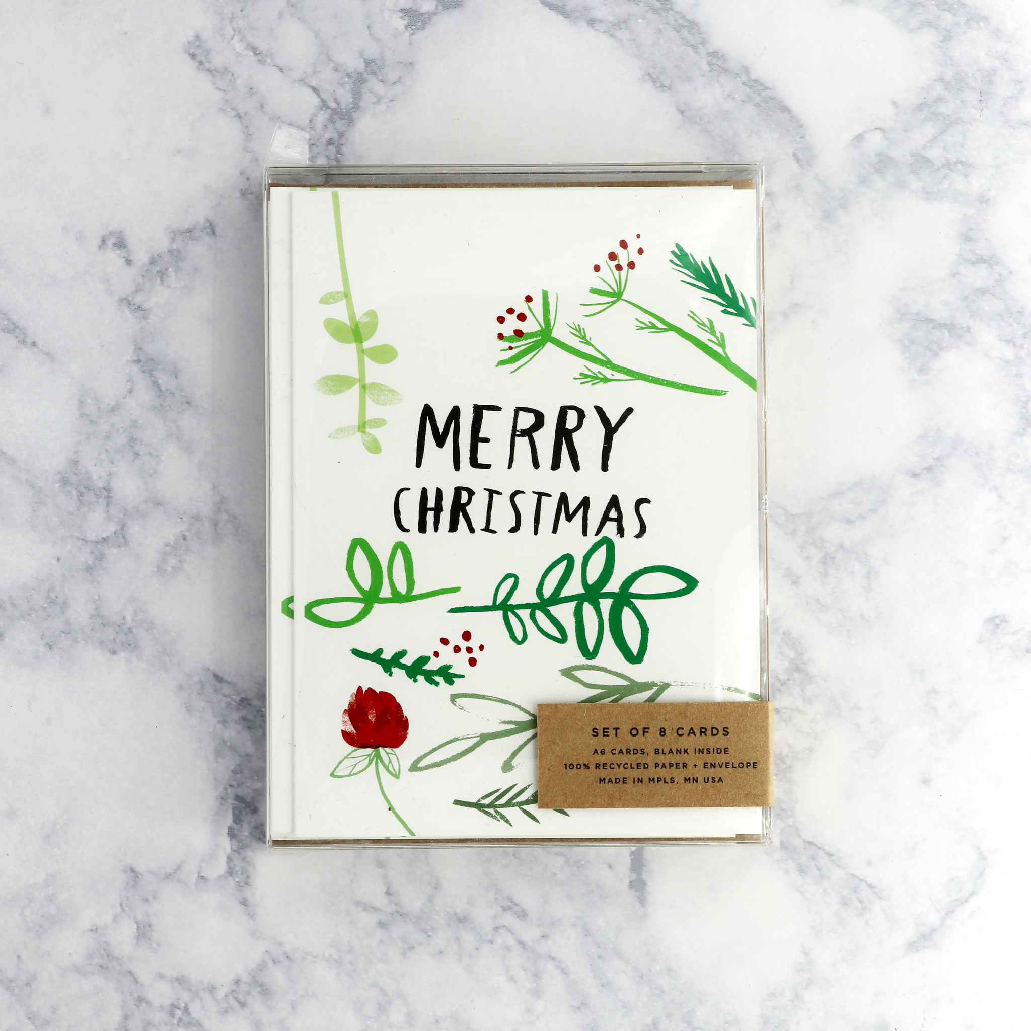 Christmas Sprigs Christmas Boxed Cards (Set of 8)
