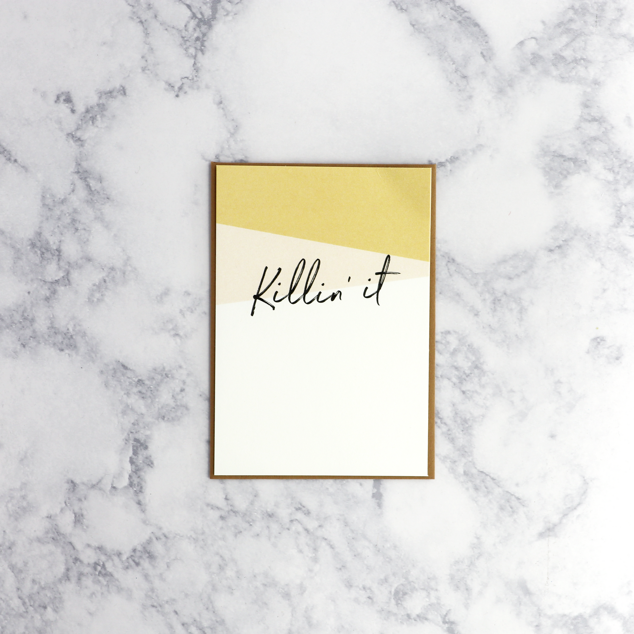 Color Block "Killin’ It" Encouragement Card