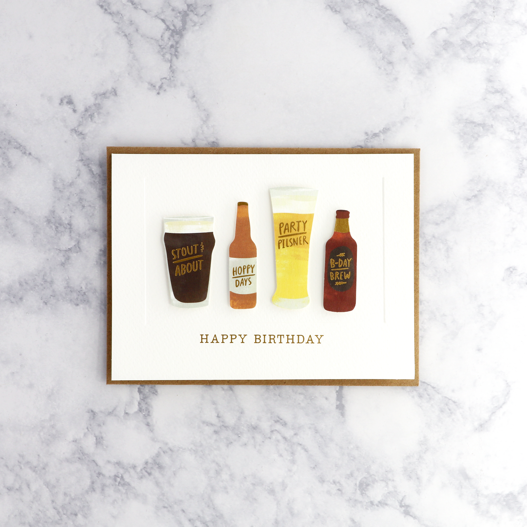 Craft Beer Birthday Card