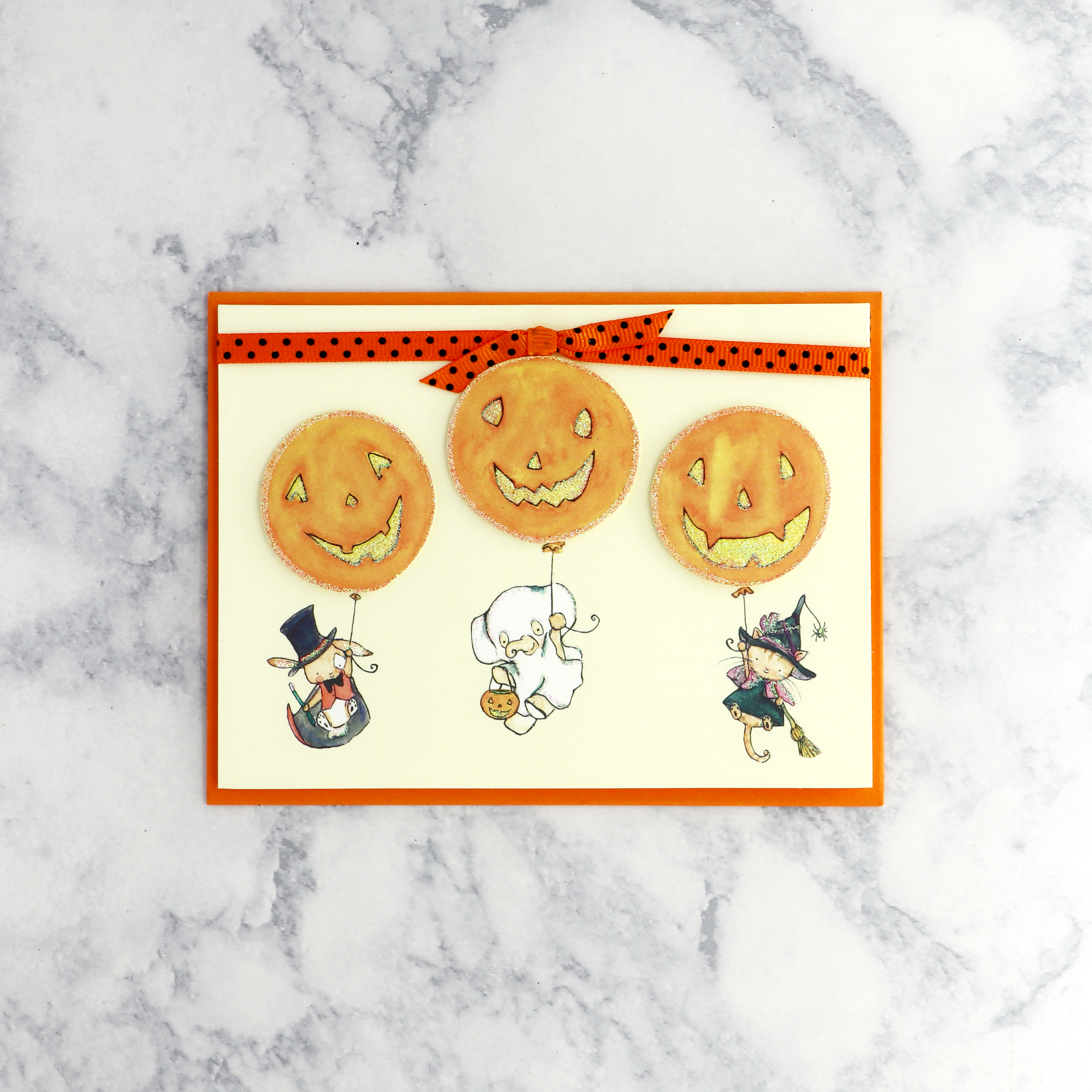 Cute Spooky Critters Halloween Card